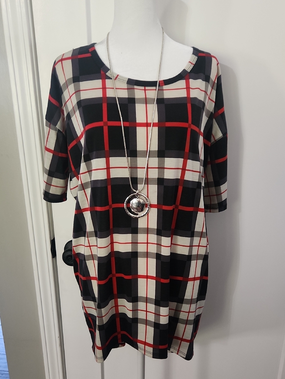 High-Low Tunic T-Shirt Plaid BUNDLE DEALS